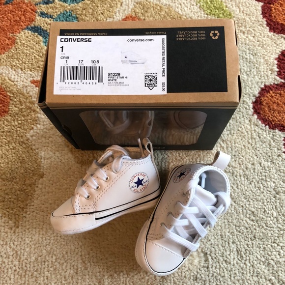 infant size 1 converse